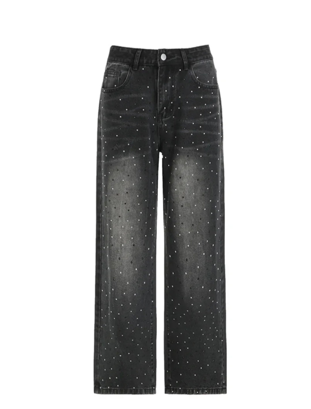 GLITZER DENIM JEANS