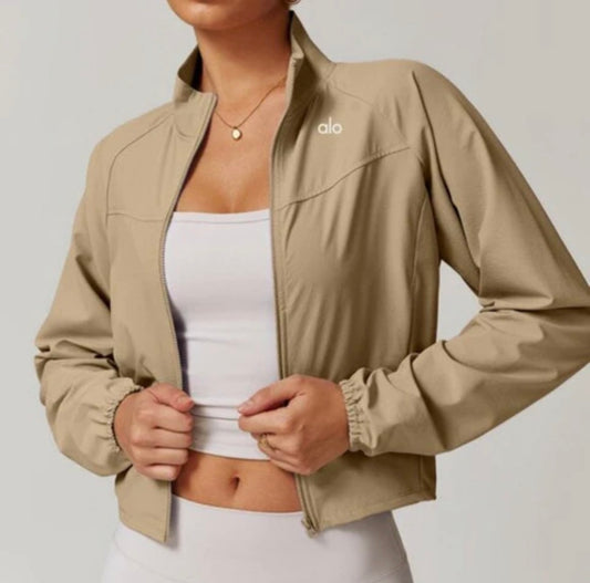 A BEIGE WIND JACKET