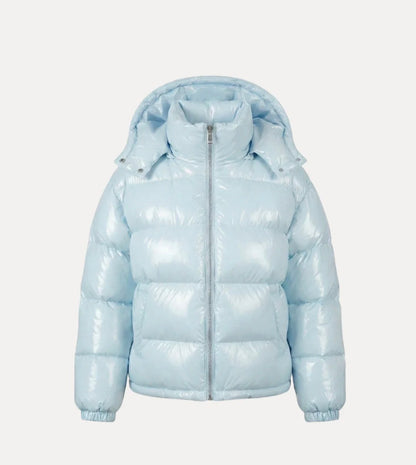 GLOSSY PUFFER JACKET|DAMEN