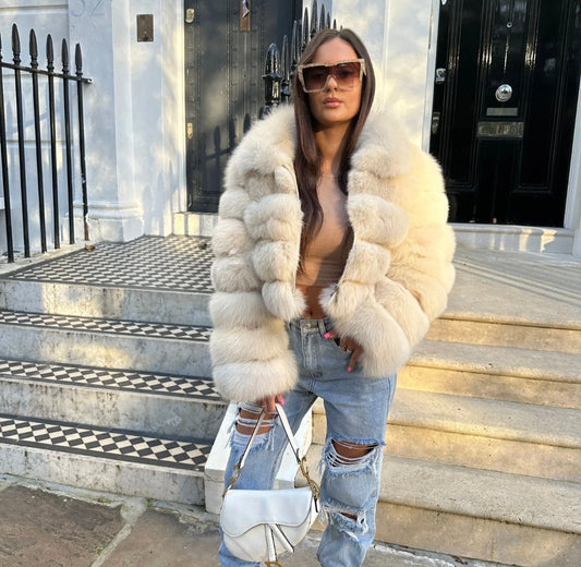 ZIPPED MINI COAT