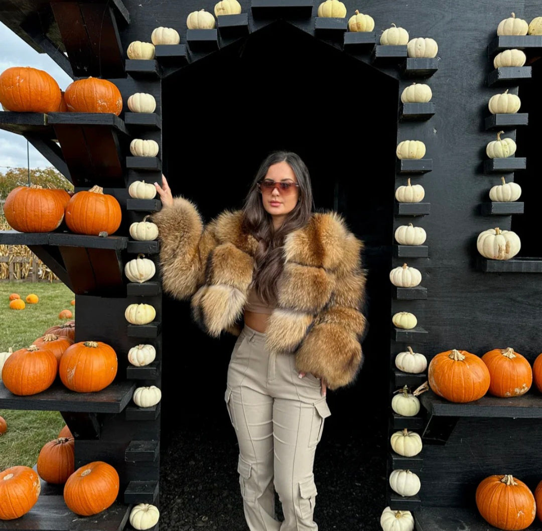 BUBBLE MINI COAT HONEY FOX