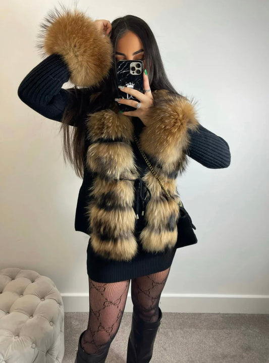 THE ECLAT CARDIGAN AMBER FOX