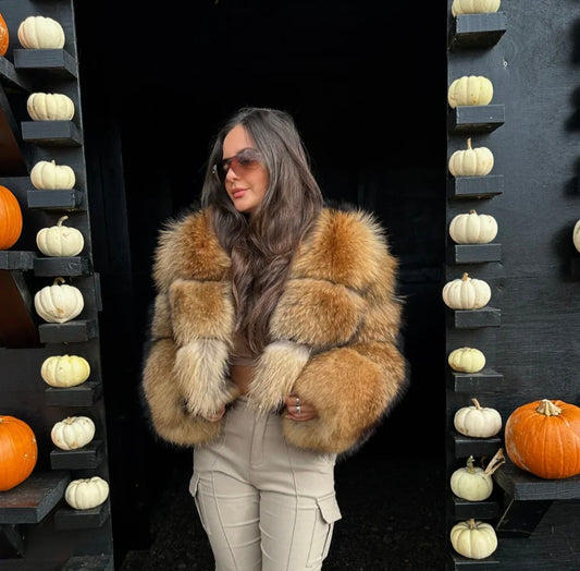BUBBLE MINI COAT HONEY FOX