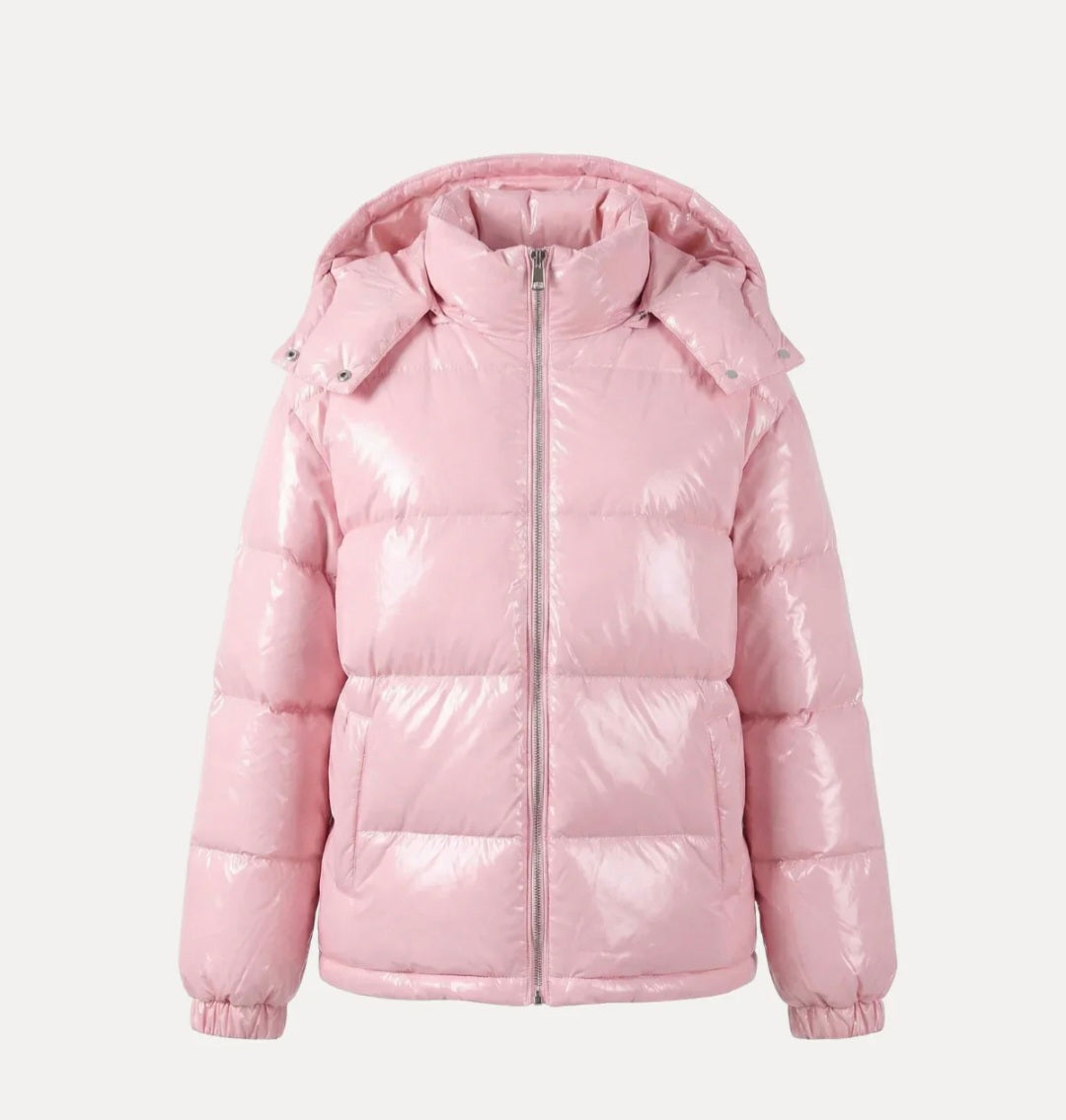 GLOSSY PUFFER JACKET|DAMEN