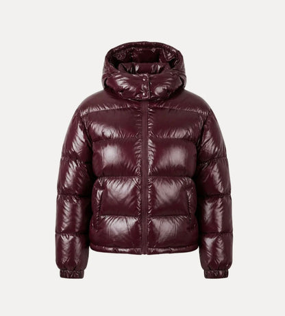 GLOSSY PUFFER JACKET|DAMEN